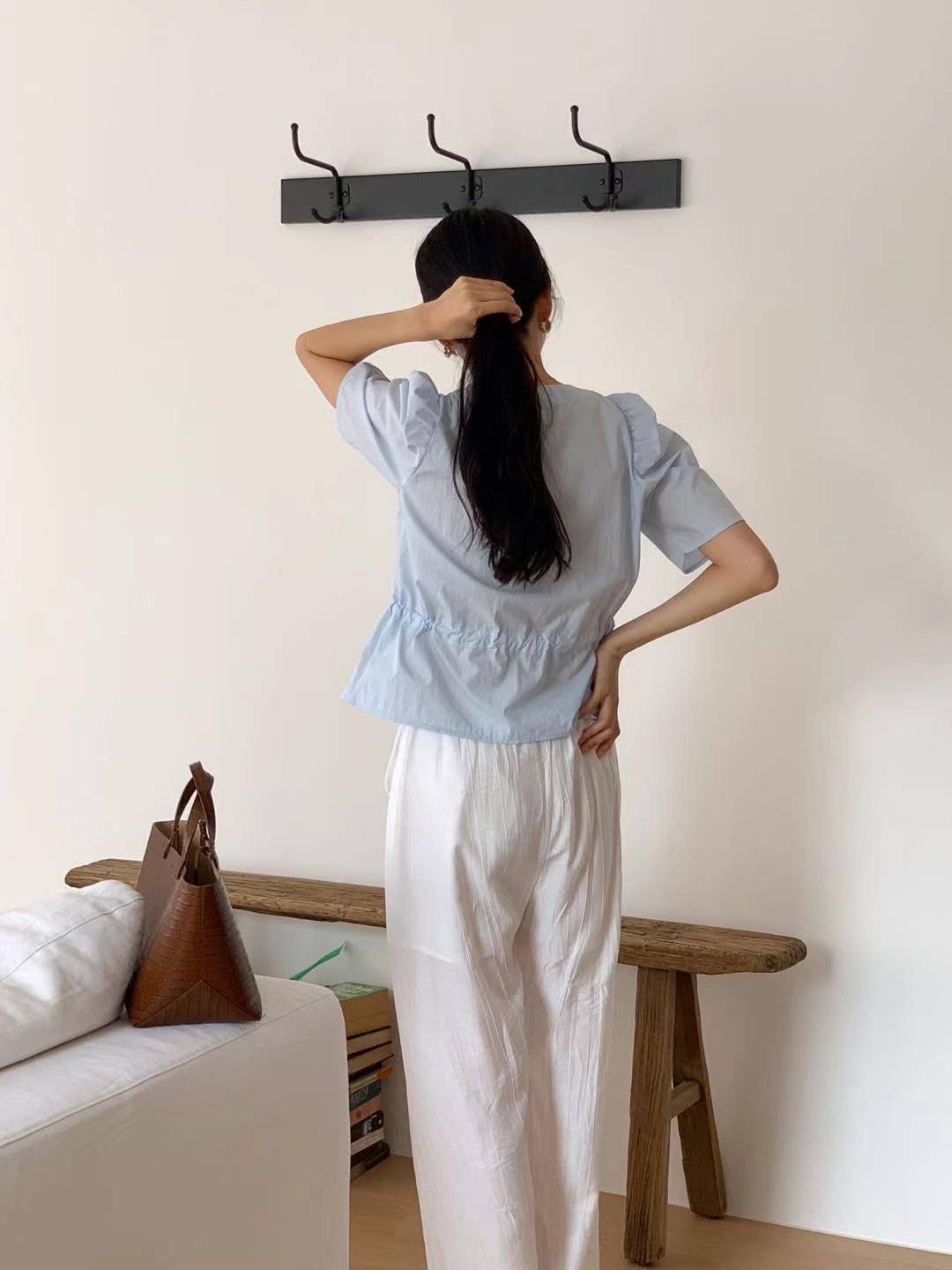 THE LIB韓國直郵東大門實拍女士新品休閑人氣熱賣襯衫蕾絲衫THE LIB襯衫/蕾絲衫