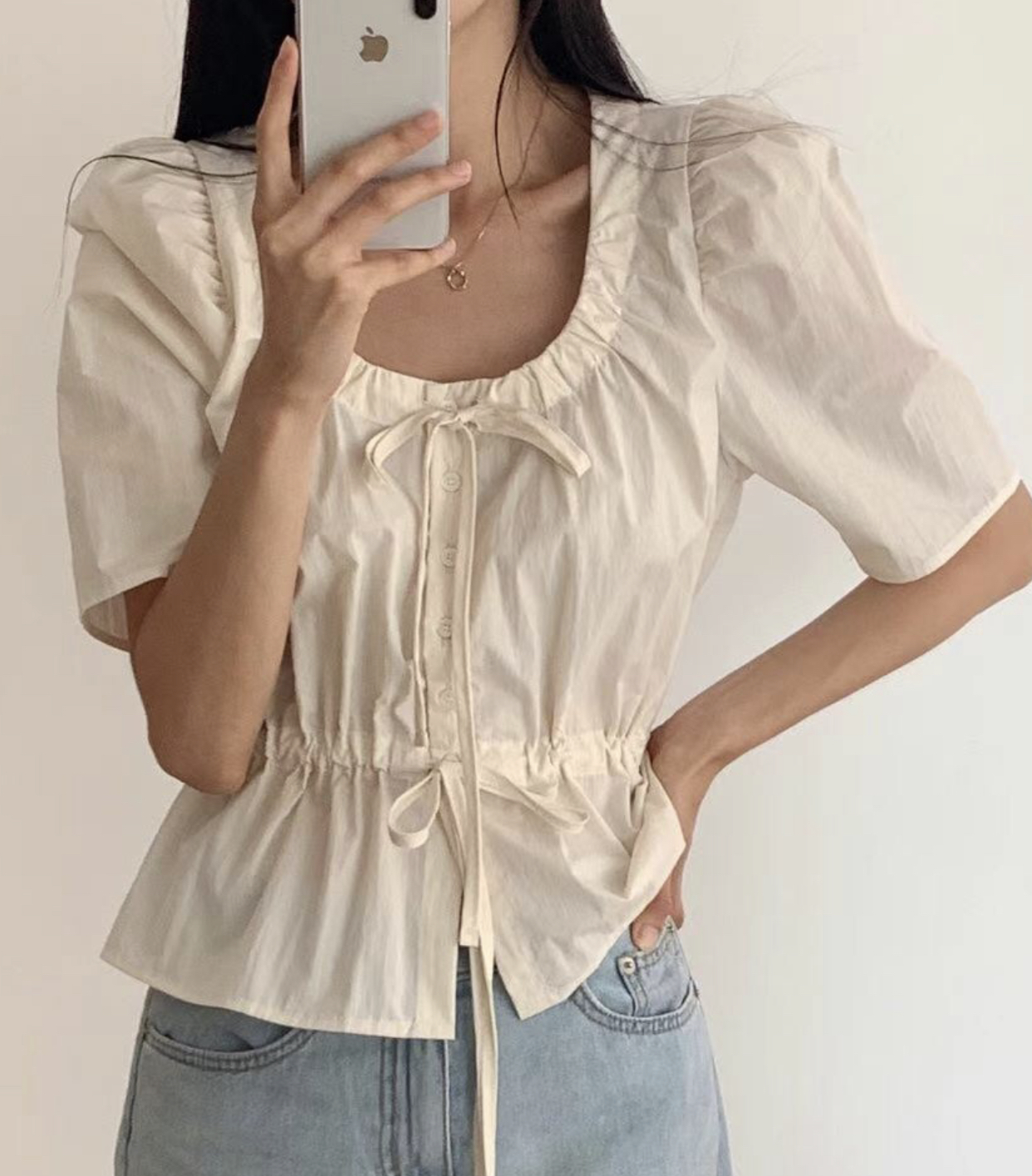 THE LIB韓國直郵東大門實拍女士新品休閑人氣熱賣襯衫蕾絲衫THE LIB襯衫/蕾絲衫