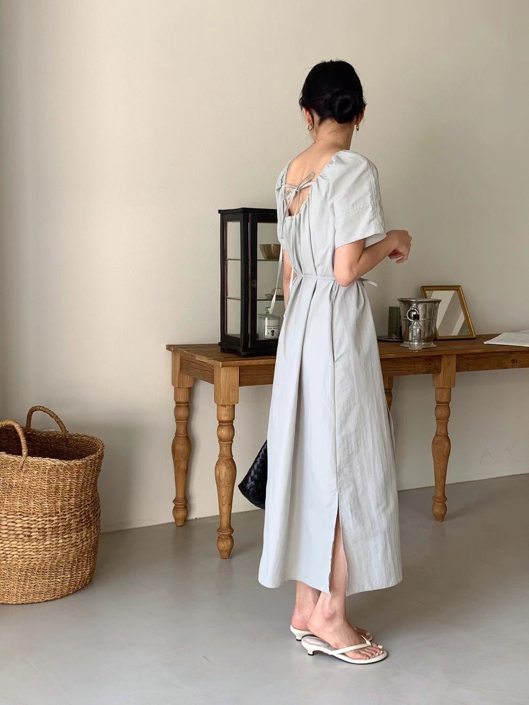 THE LIB韓國直郵東大門實拍女士新品推薦時尚真品休閑連衣裙THE LIB連衣裙