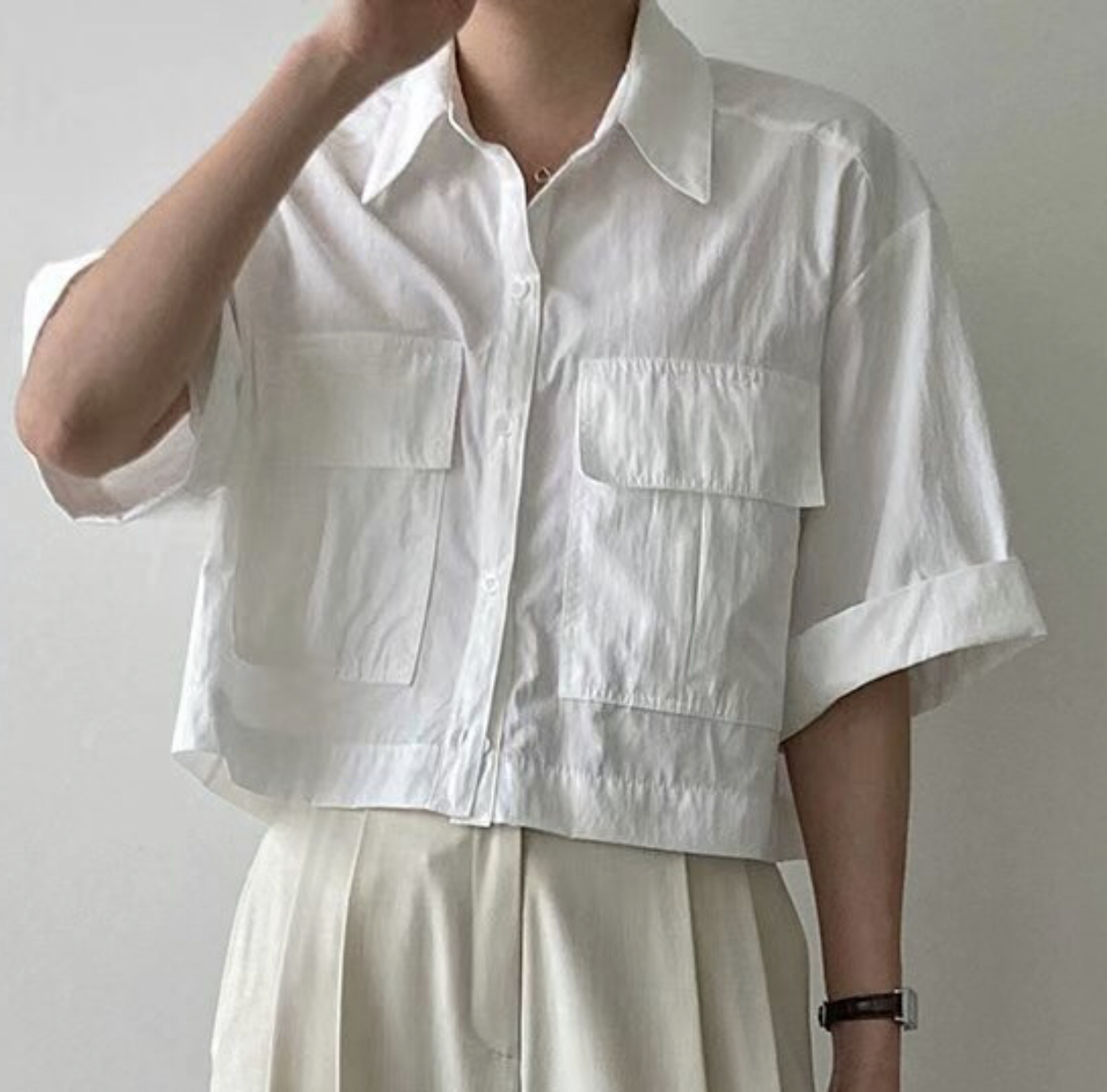 SNAP韓國直郵東大門實拍女士新款熱賣人氣真品24秋夏襯衫蕾絲衫SNAP襯衫/蕾絲衫