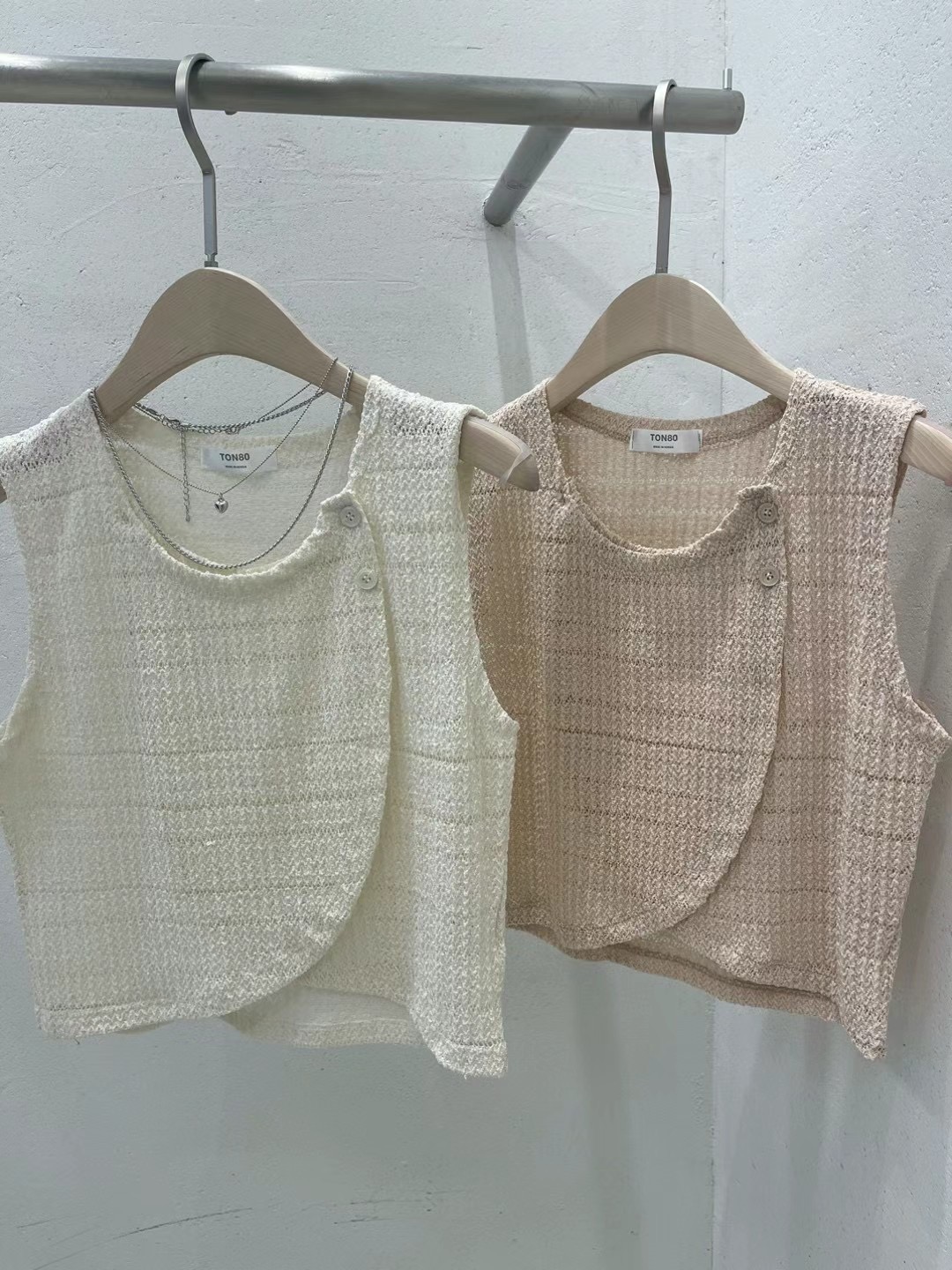 TON80韓國直郵女士新品時尚真品24秋夏休閑人氣吊帶背心TON80吊帶/背心
