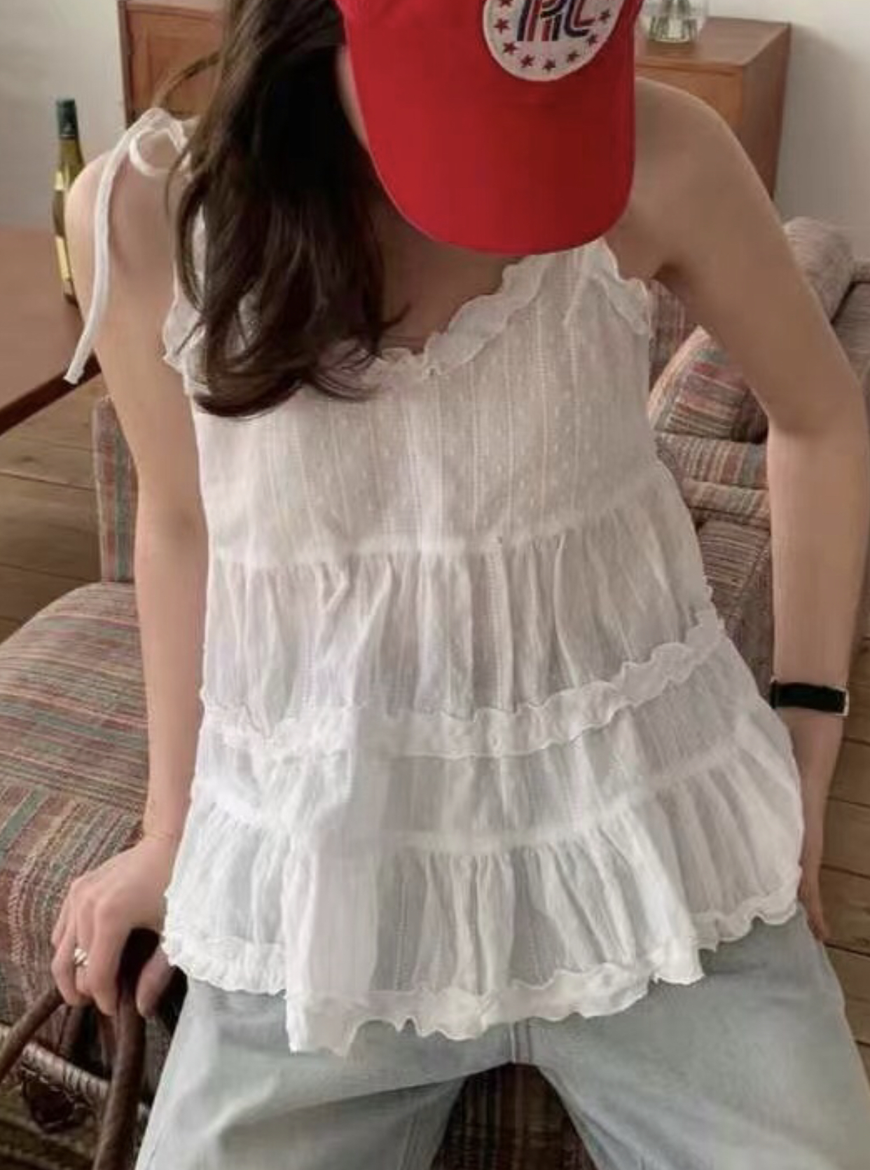 ELINVI直郵韓國代購女裝新品時尚休閑職業熱賣人氣吊帶背心ELINVI吊帶/背心