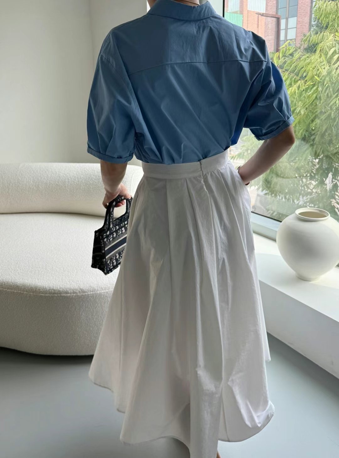 ROOMING-룸잉-T直郵韓國代購女裝新品24秋夏襯衫蕾絲衫ROOMING襯衫/蕾絲衫