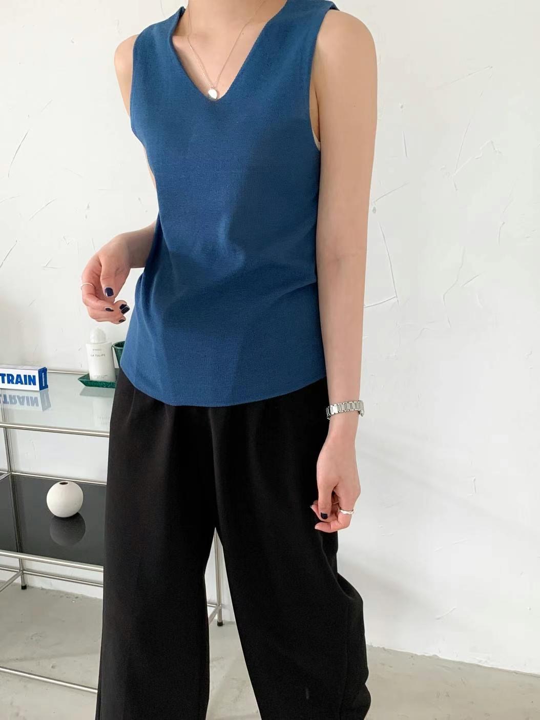 SOL韓國直郵東大門實拍女士新品24秋夏推薦人氣職業吊帶背心SOL吊帶/背心