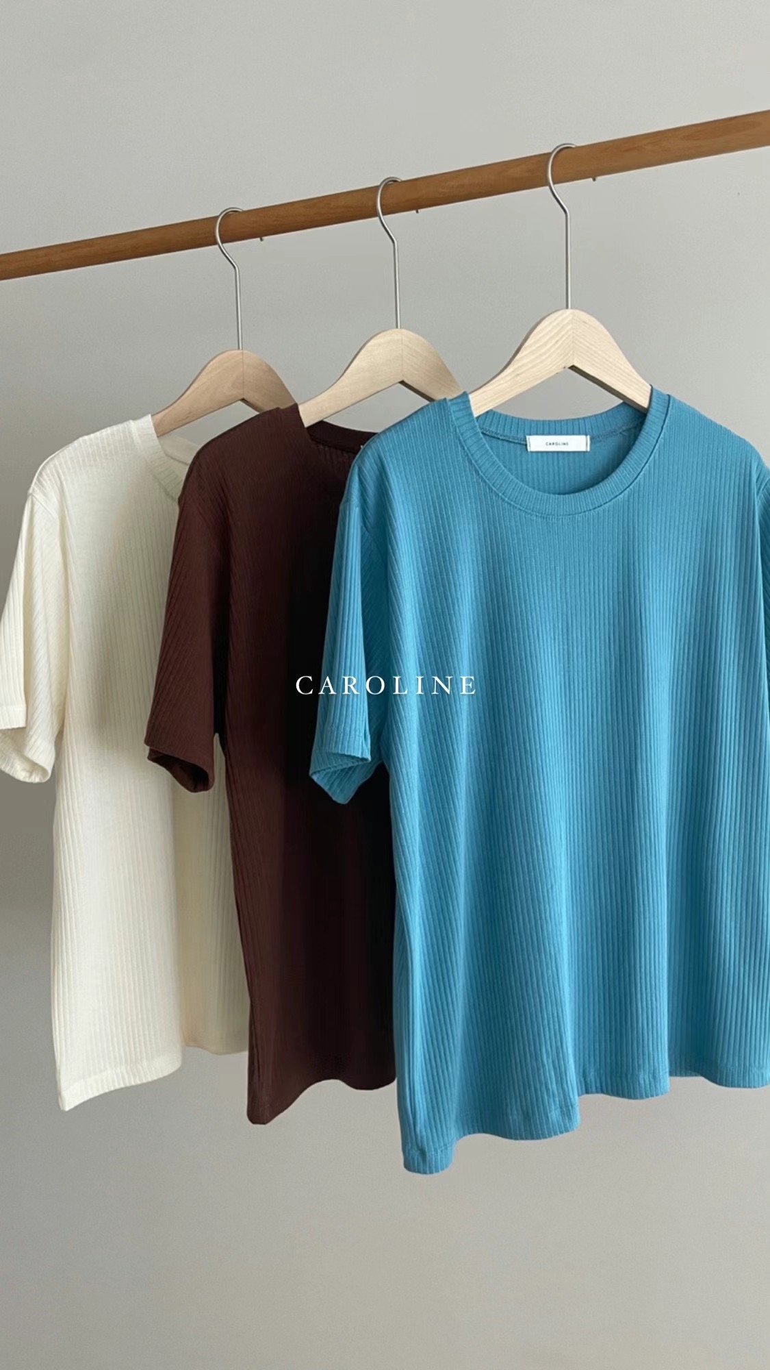 CAROLINE韓國直郵東大門代購女裝新款休閑24秋夏職業真品T恤CARO_LINET恤