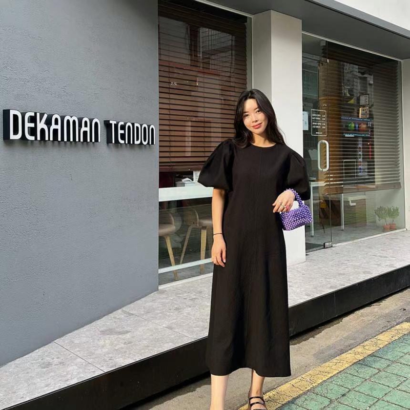LAFLOR韓國直郵東大門代購女士新品真品熱賣休閑職業連衣裙LAFLOR連衣裙圖色2