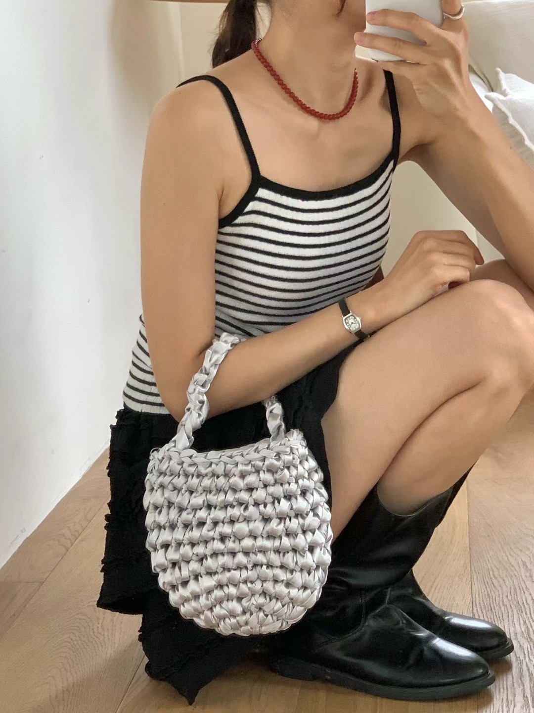IKMOOI韓國直郵東大門代購女裝新款時尚休閑熱賣24春夏吊帶背心IKMOOI吊帶/背心