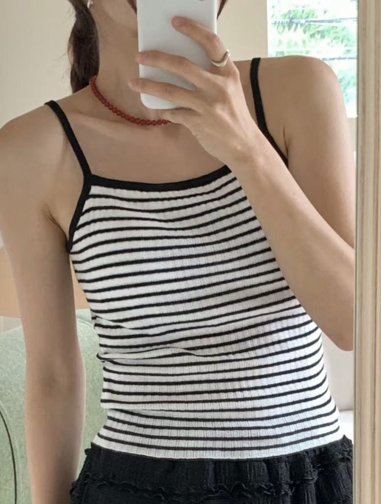 IKMOOI韓國直郵東大門代購女裝新款時尚休閑熱賣24春夏吊帶背心IKMOOI吊帶/背心