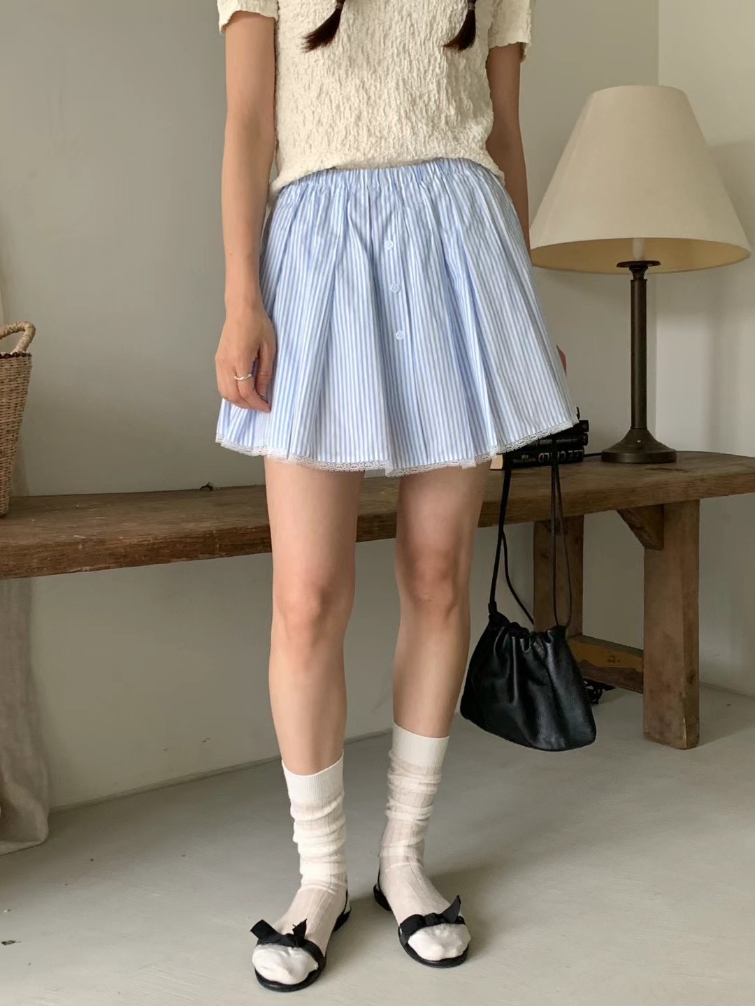 IKMOOI直郵韓國代購女裝新款熱賣人氣職業時尚24春夏短裙IKMOOI短裙