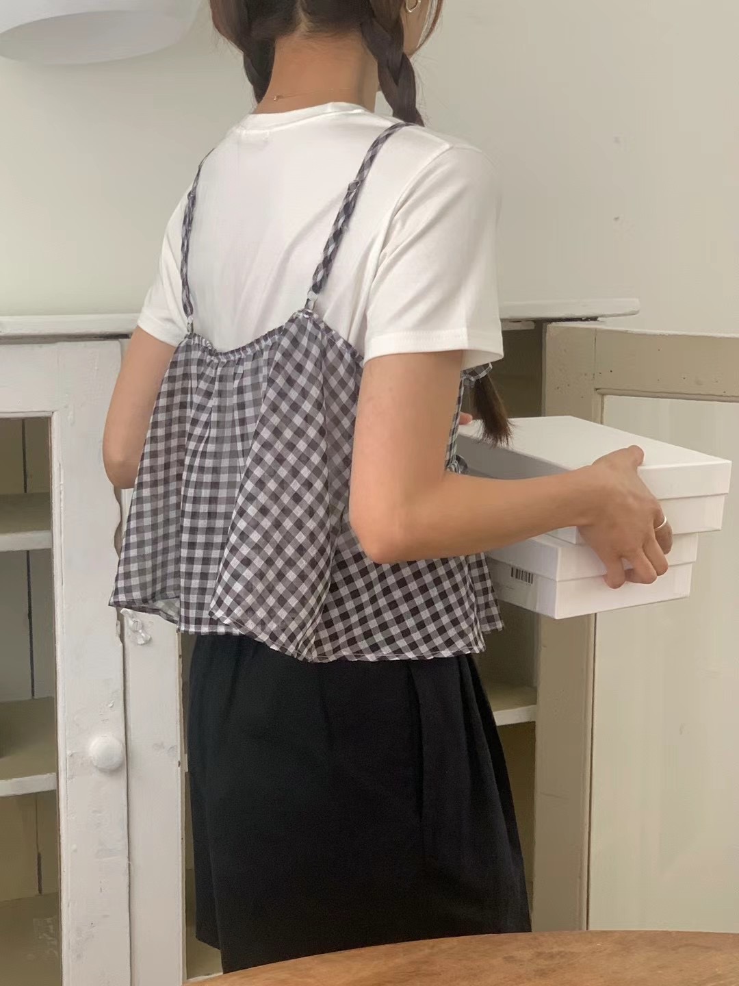 IKMOOI韓國直郵東大門實拍女裝新款職業24春夏熱賣吊帶背心IKMOOI吊帶/背心