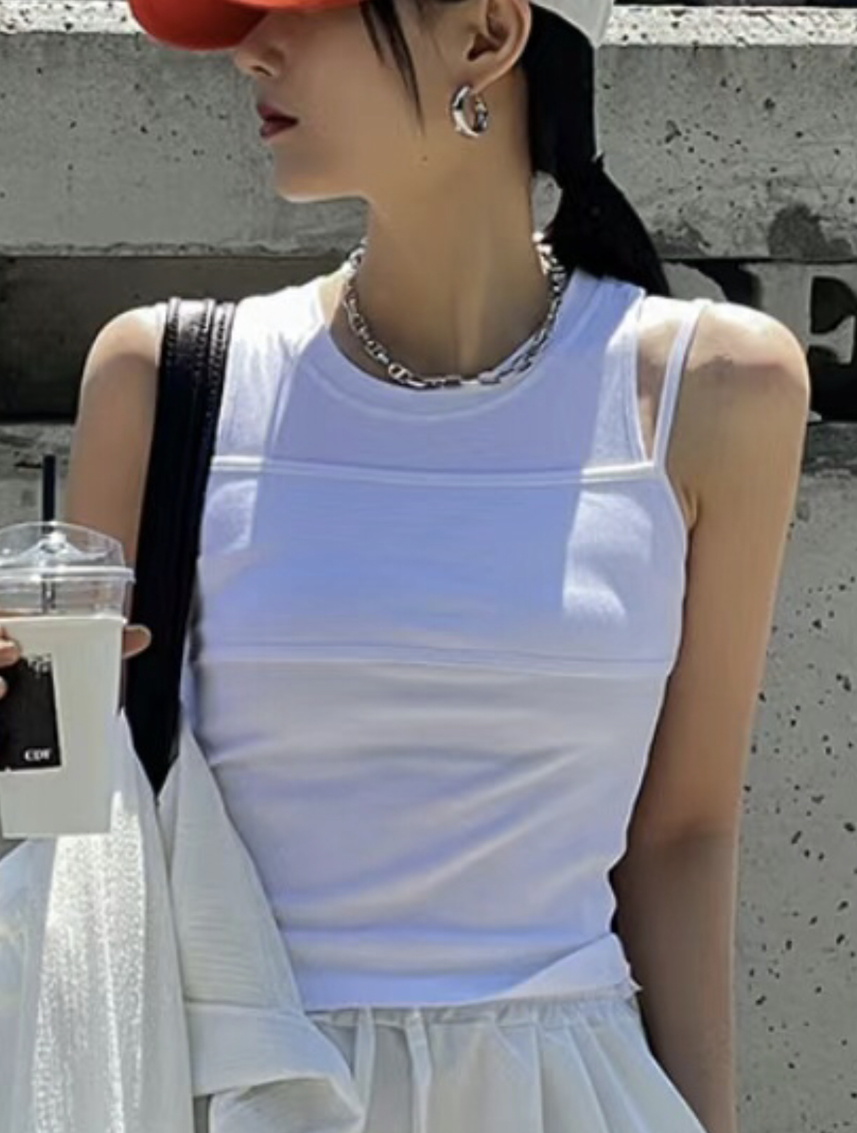 IKMOOI韓國直郵女裝新品休閑真品推薦人氣熱賣職業吊帶背心IKMOOI吊帶/背心
