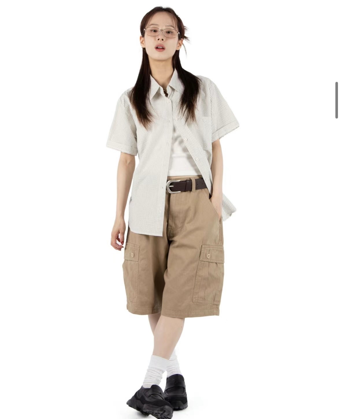 IKMOOI直郵韓國代購女裝新款時尚推薦熱賣真品休閑襯衫蕾絲衫IKMOOI襯衫/蕾絲衫