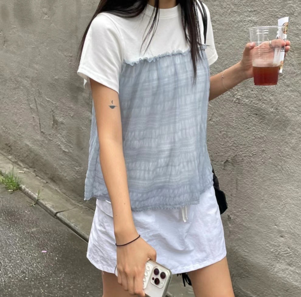 BRILLIANT韓國直郵東大門代購女裝新款熱賣休閑24春夏T恤BRILLIANTT恤