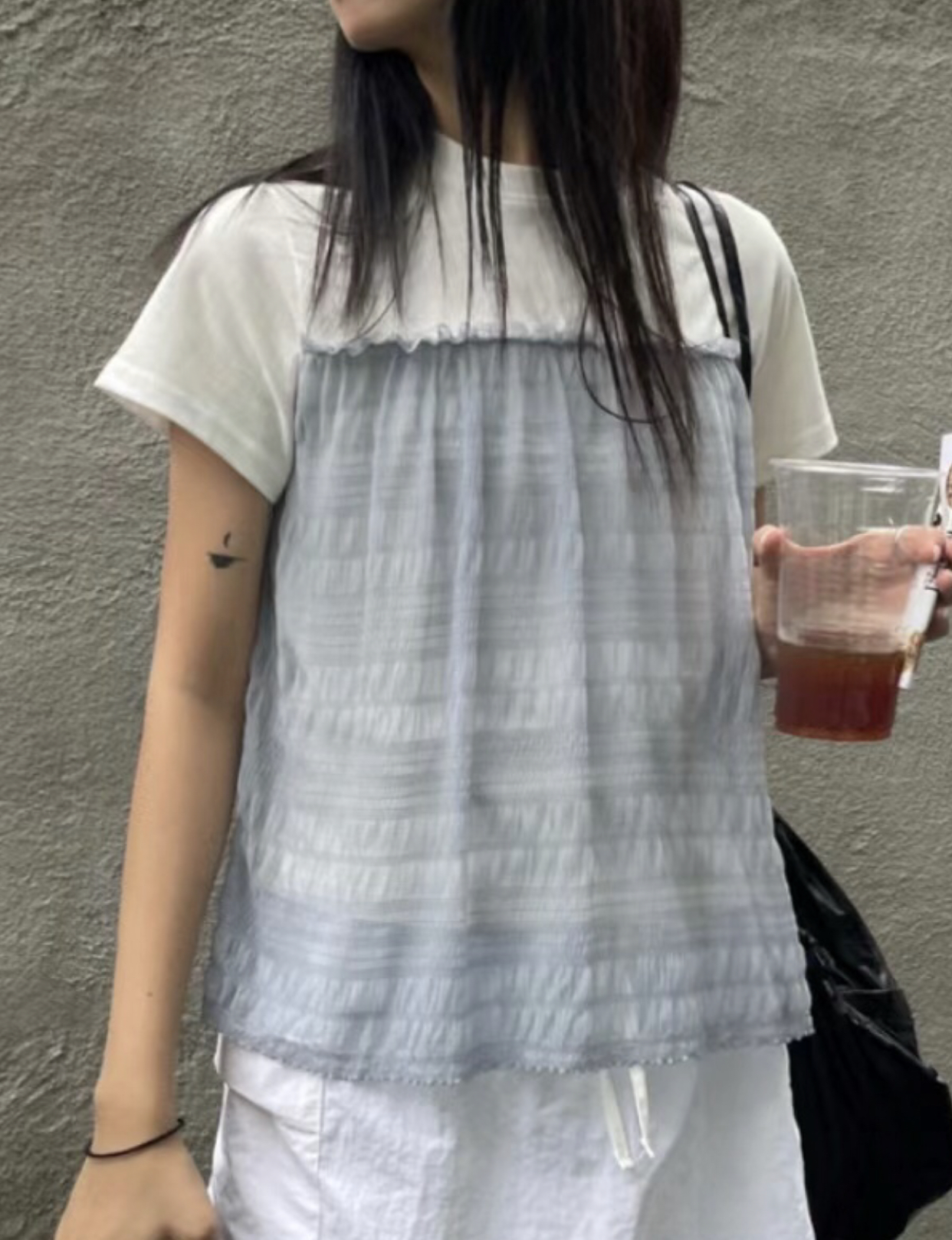 BRILLIANT韓國直郵東大門代購女裝新款熱賣休閑24春夏T恤BRILLIANTT恤圖色2