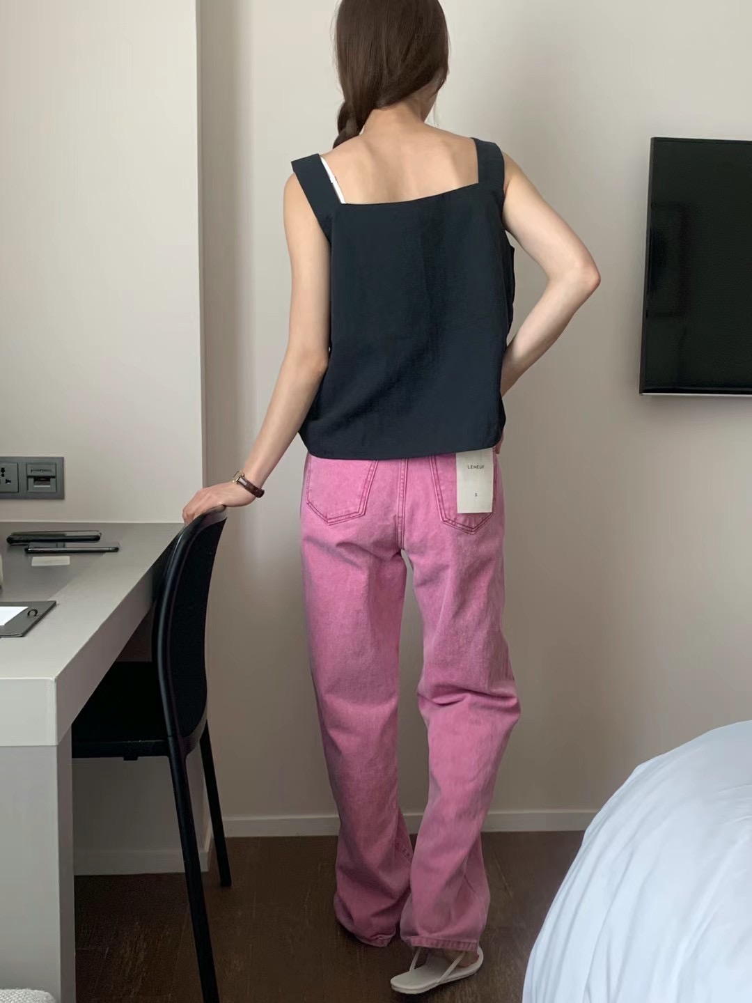 NEUF NINE韓國直郵東大門代購女裝新品24春夏熱賣吊帶背心NEUF NINE吊帶/背心