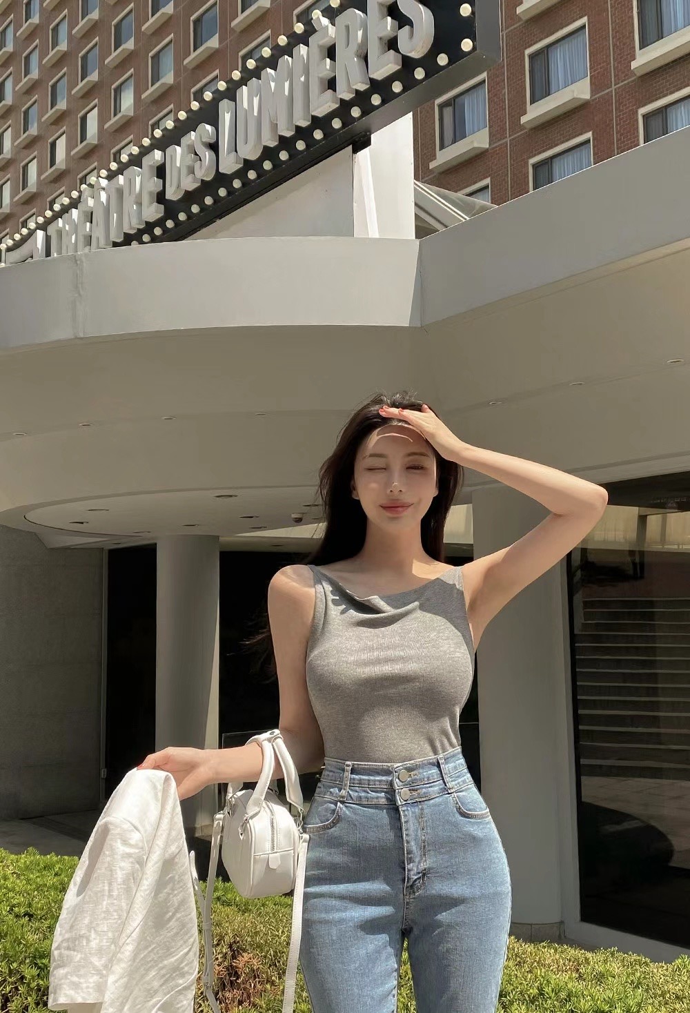 TOATEE韓國直郵東大門代購女裝新品真品時尚休閑職業吊帶背心TOATEE吊帶/背心