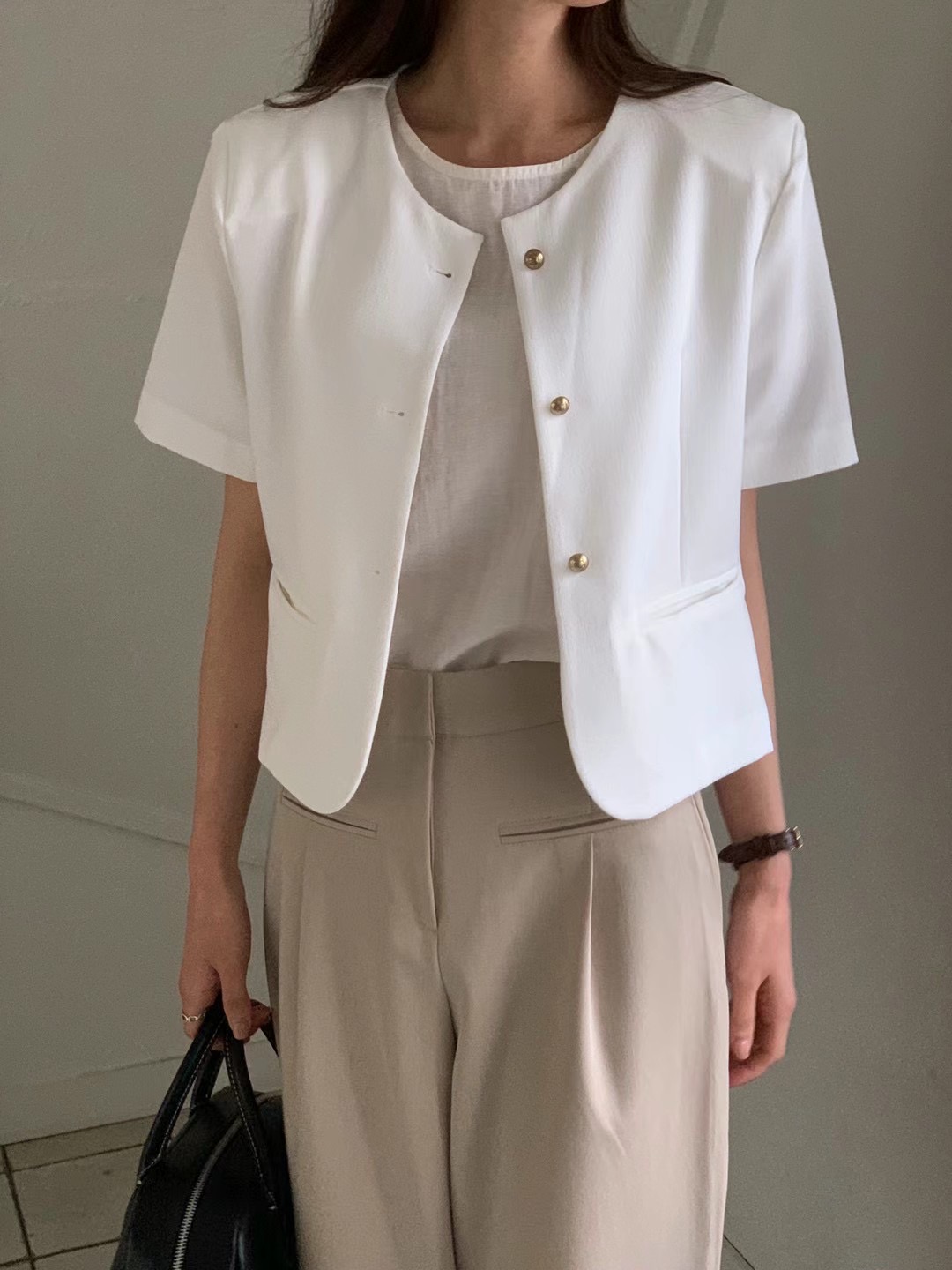 NEUF NINE韓國直郵東大門代購女裝新款休閑人氣24春夏夾克NEUF NINE夾克