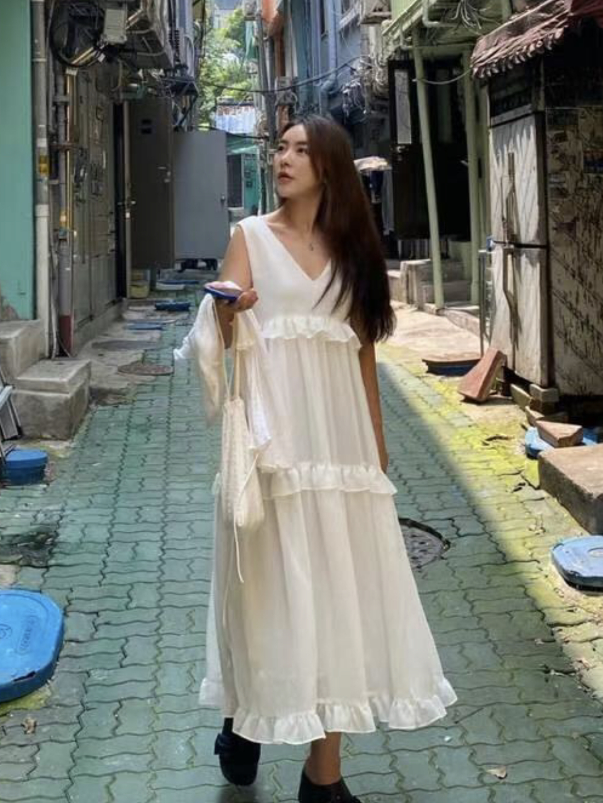 DEBELL韓國直郵女裝新款休閑24春夏熱賣時尚人氣職業連衣裙DEBELL連衣裙圖色2