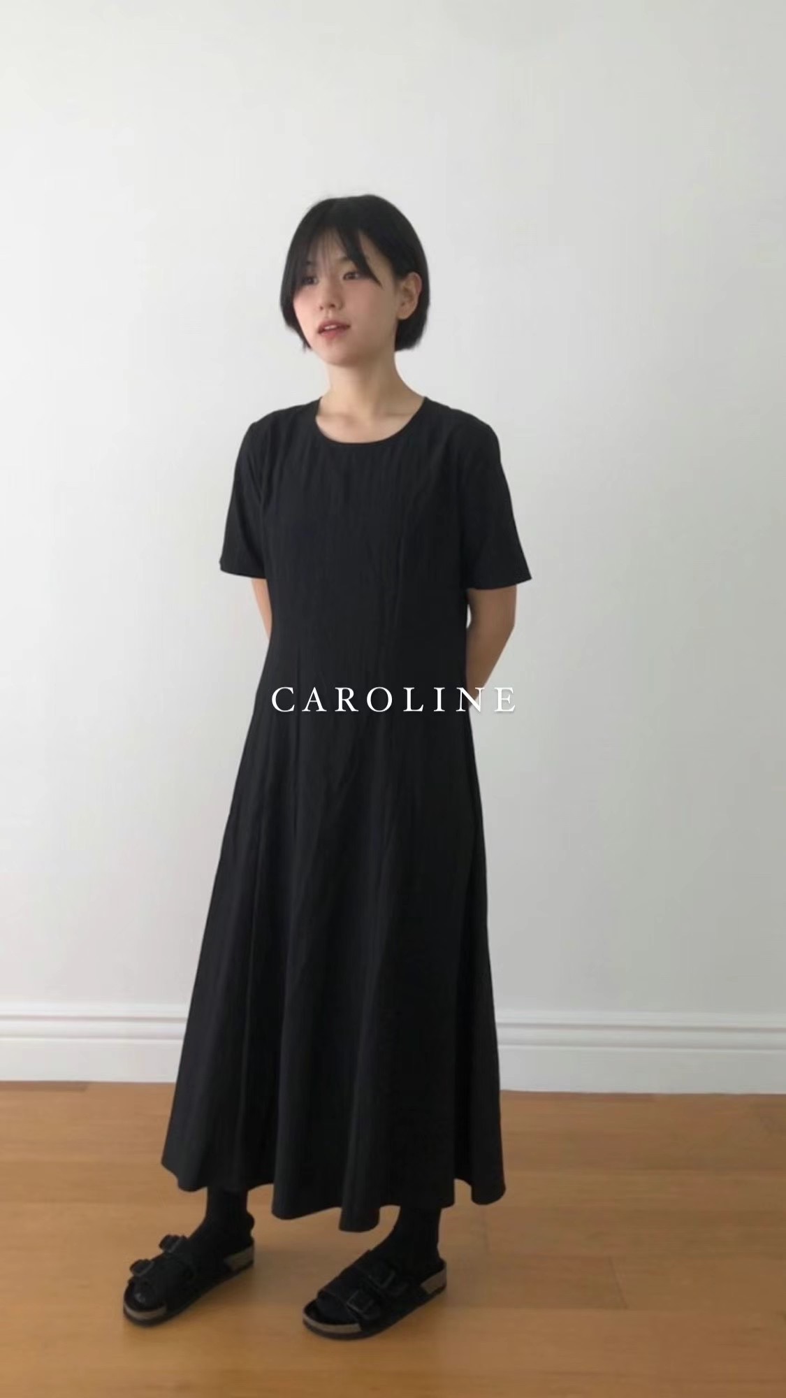 CAROLINE韓國直郵女裝新款真品時尚熱賣人氣休閑24春夏連衣裙CARO_LINE連衣裙圖色2