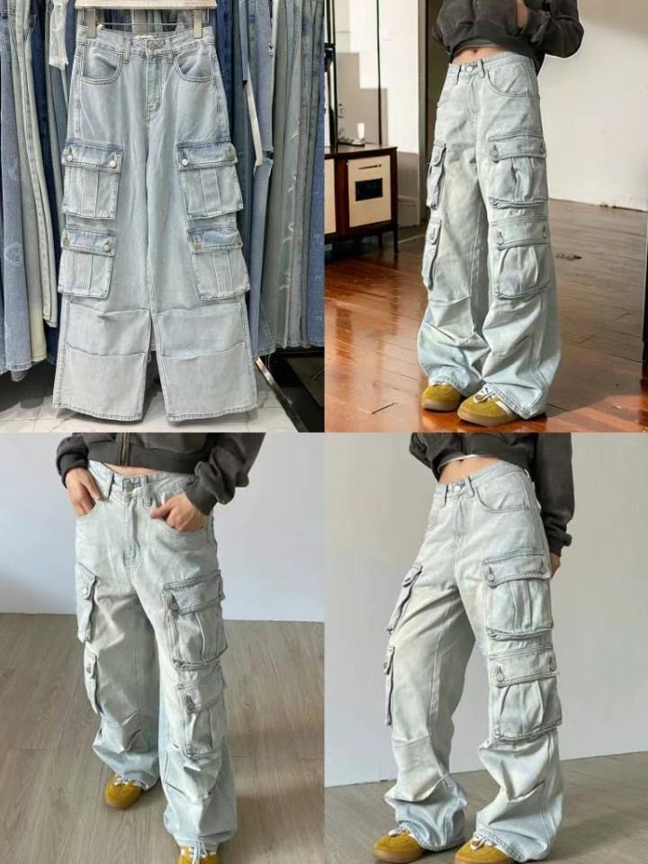 DEBELL韓國直郵東大門代購女裝新款休閑人氣真品熱賣牛仔褲DEBELL牛仔褲