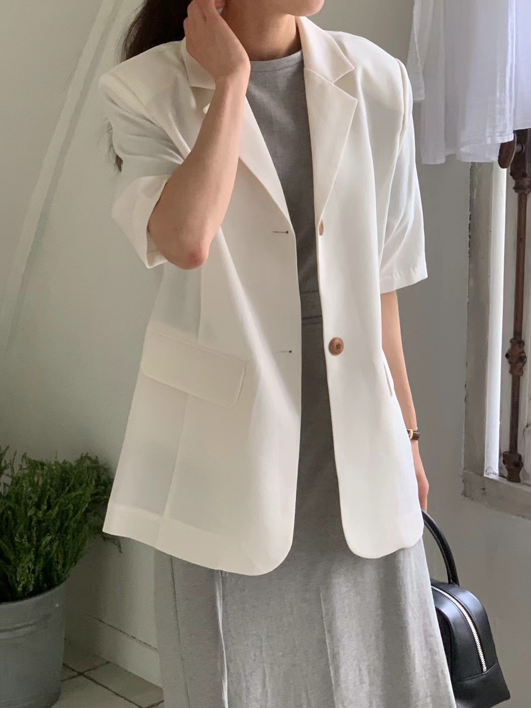 NEUF NINE韓國直郵東大門代購女裝新款推薦真品熱賣休閑夾克NEUF NINE夾克