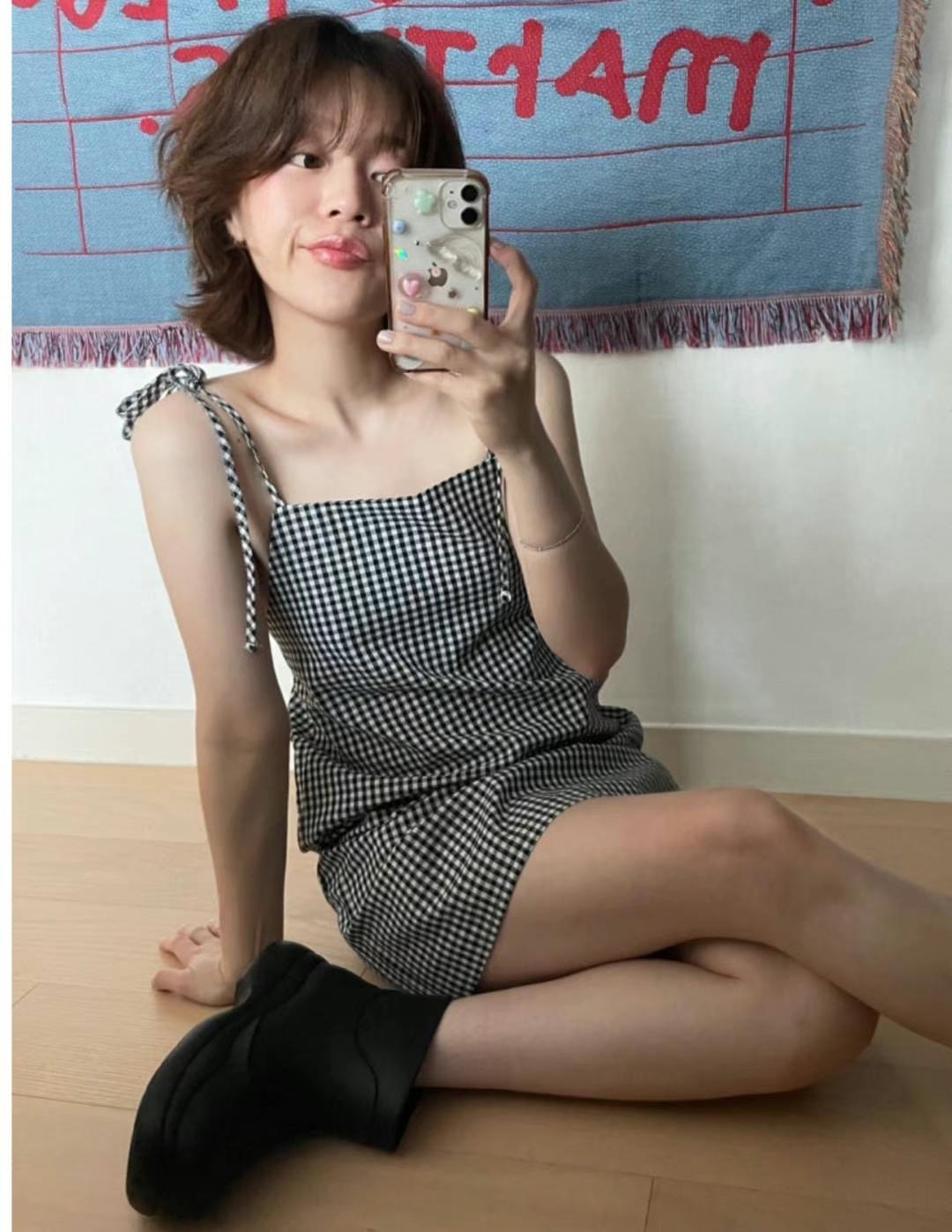 DEBELL韓國直郵東大門實拍女裝新款推薦真品熱賣24春夏連衣裙DEBELL連衣裙