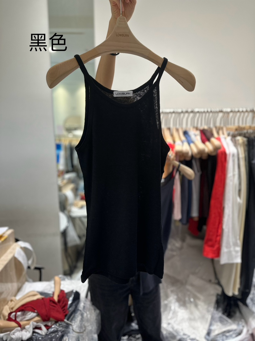 LOWBURN直郵韓國代購女裝新品推薦真品24春夏職業吊帶背心LOWBURN吊帶/背心圖色5