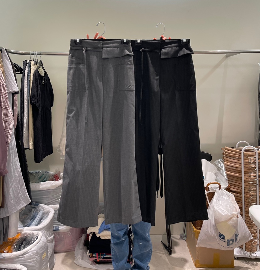 SOLD OUT韓國直郵女裝新品人氣真品24春夏時尚休閑褲秋款FLat OGI休閑褲