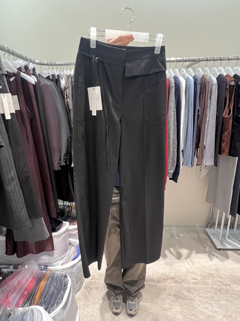 SOLD OUT韓國直郵女裝新品人氣真品24春夏時尚休閑褲秋款FLat OGI休閑褲圖色2