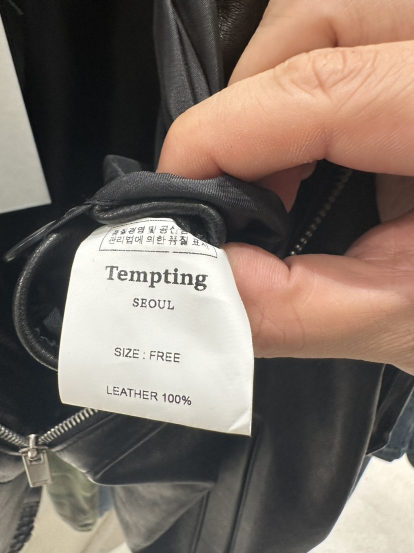 Tempting韓國直郵女裝新款職業人氣推薦24春夏時尚夾克秋款TEMPTING夾克