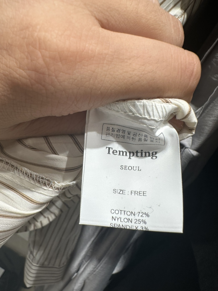 Tempting韓國直郵東大門代購女裝新品職業休閑襯衫蕾絲衫秋款TEMPTING襯衫/蕾絲衫