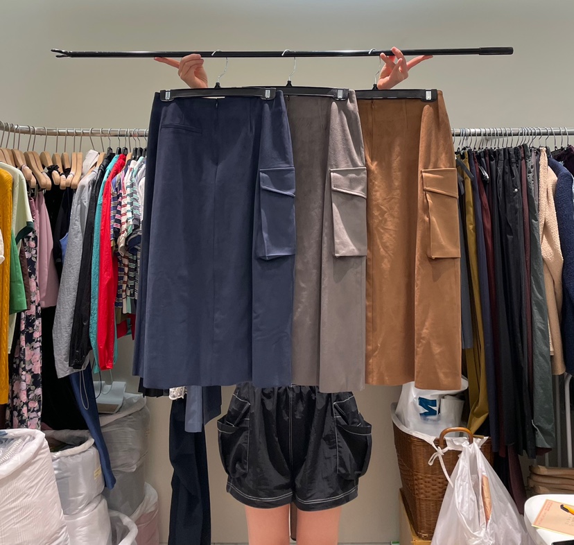 SOLD OUT韓國直郵東大門代購女裝新款推薦半身裙中短裙秋款FLat OGI半身裙/中短裙
