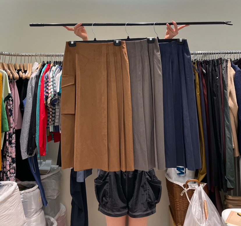 SOLD OUT韓國直郵東大門代購女裝新款推薦半身裙中短裙秋款FLat OGI半身裙/中短裙