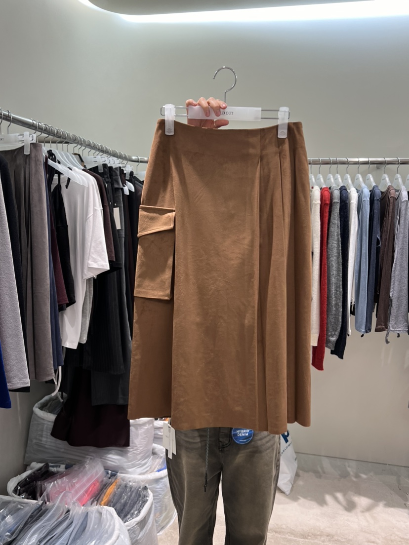 SOLD OUT韓國直郵東大門代購女裝新款推薦半身裙中短裙秋款FLat OGI半身裙/中短裙圖色1