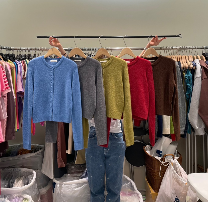 SOLD OUT韓國直郵東大門代購女裝新款熱賣24春夏毛衣秋款FLat OGI毛衣