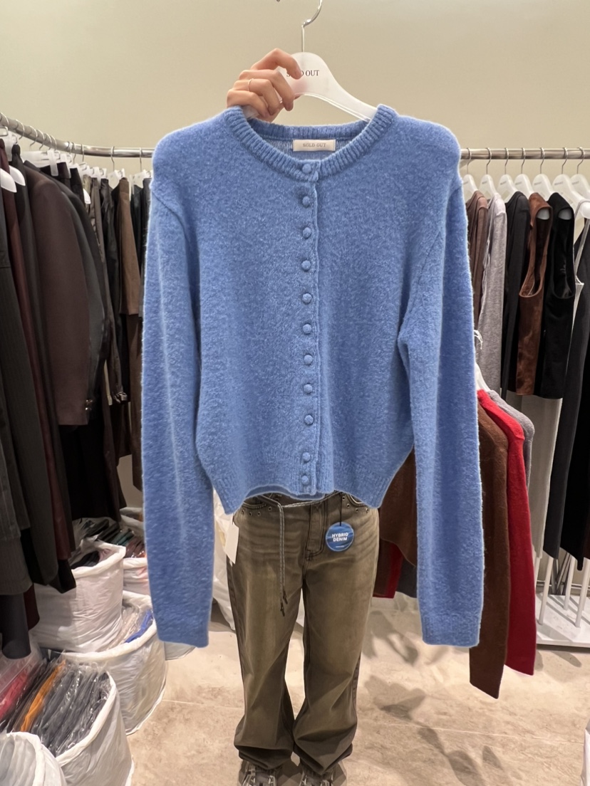 SOLD OUT韓國直郵東大門代購女裝新款熱賣24春夏毛衣秋款FLat OGI毛衣圖色2