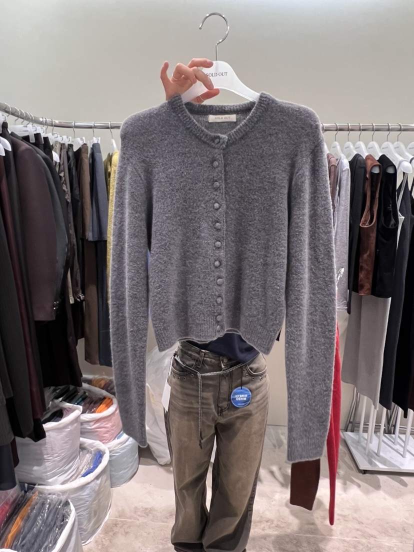 SOLD OUT韓國直郵東大門代購女裝新款熱賣24春夏毛衣秋款FLat OGI毛衣圖色3