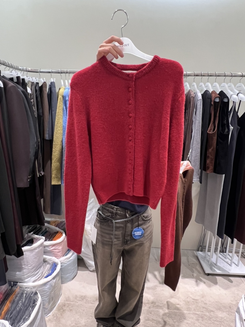 SOLD OUT韓國直郵東大門代購女裝新款熱賣24春夏毛衣秋款FLat OGI毛衣圖色4