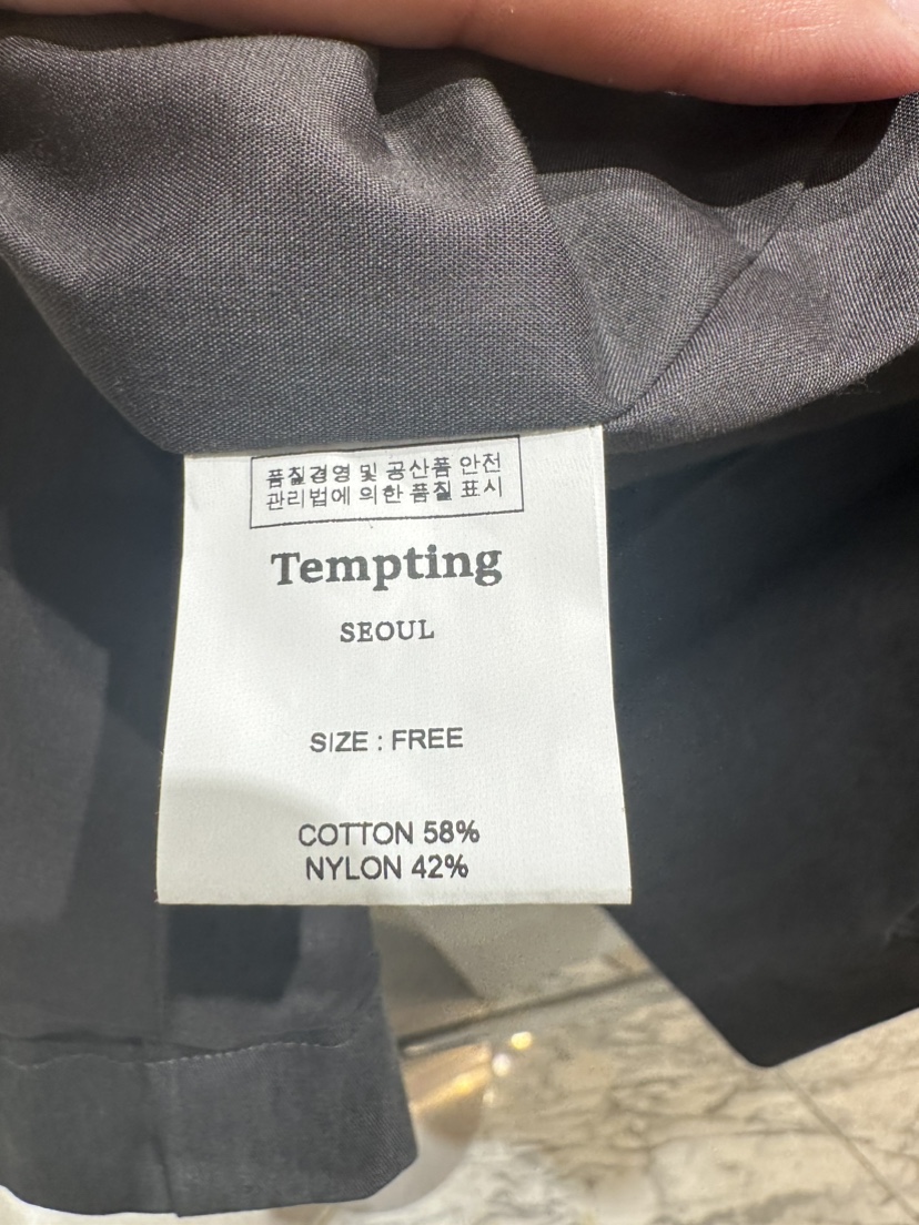 Tempting韓國直郵女裝新品推薦熱賣職業休閑人氣真品夾克秋款TEMPTING夾克