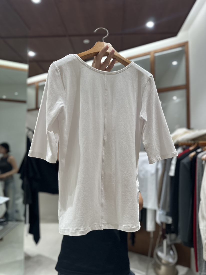 Tempting直郵韓國代購女裝新品24春夏熱賣休閑職業T恤秋款TEMPTINGT恤
