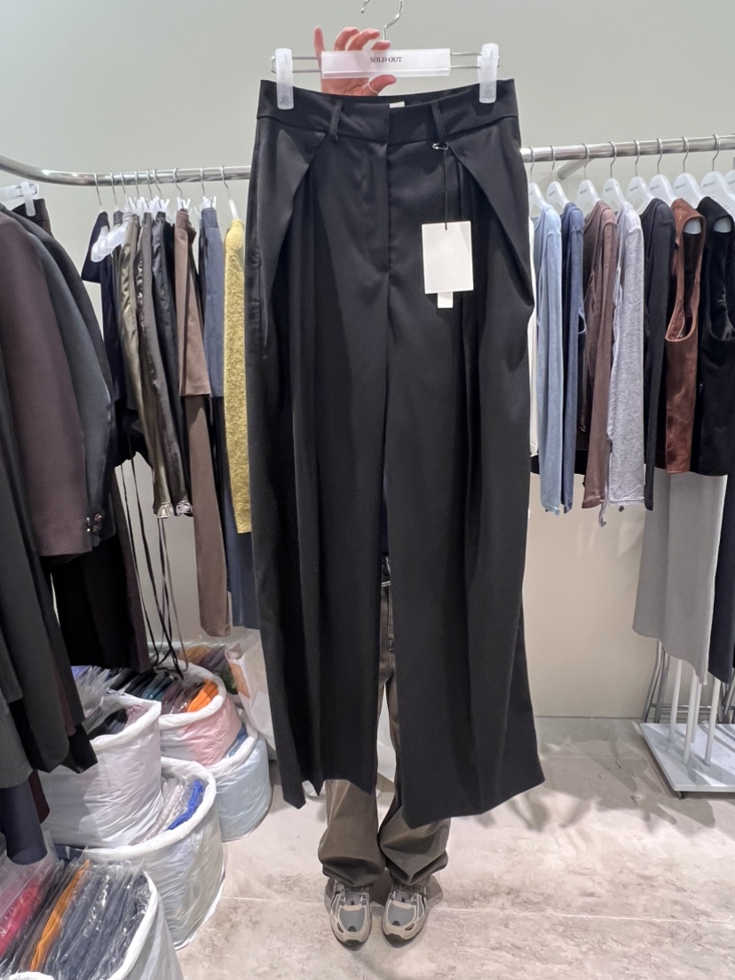 SOLD OUT韓國直郵東大門實拍女裝新品真品職業24春夏休閑褲秋款FLat OGI休閑褲圖色2