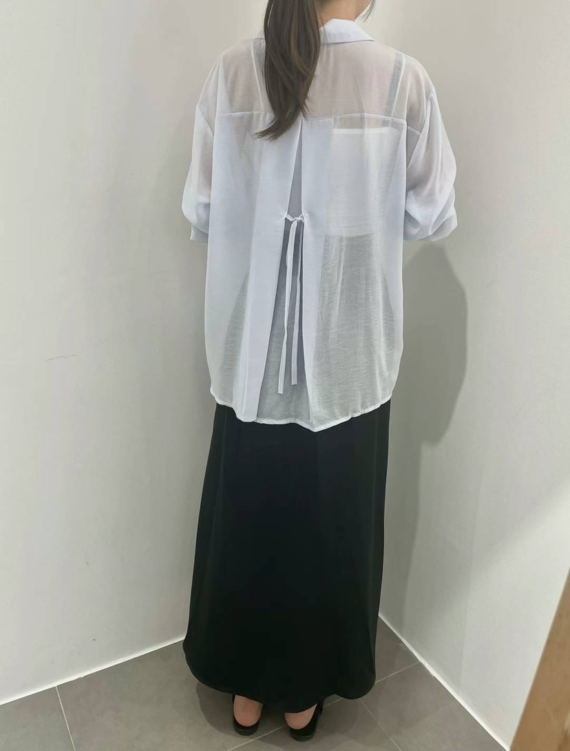 X直郵韓國代購女裝新款真品時尚24春夏熱賣襯衫蕾絲衫秋款SERIN襯衫/蕾絲衫