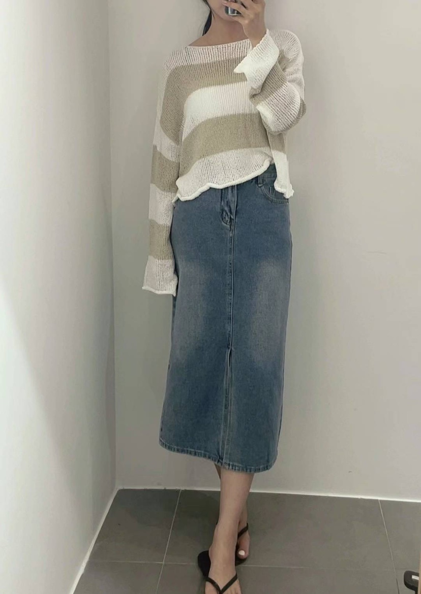 X韓國直郵東大門實拍女裝新款推薦休閑真品24春夏針織衫秋款SERIN針織衫