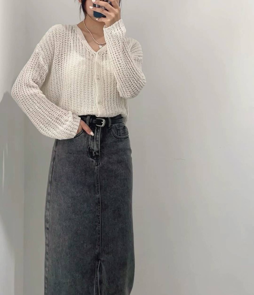 X韓國直郵東大門代購女裝新款推薦人氣職業休閑真品針織衫秋款SERIN針織衫