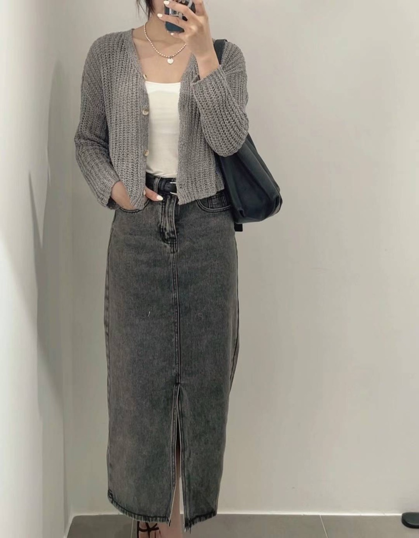 X韓國直郵東大門代購女裝新款推薦人氣職業休閑真品針織衫秋款SERIN針織衫