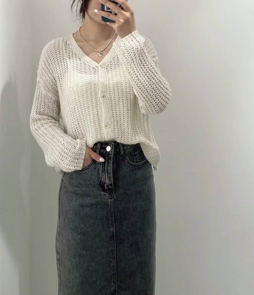 X韓國直郵東大門代購女裝新款推薦人氣職業休閑真品針織衫秋款SERIN針織衫圖色3