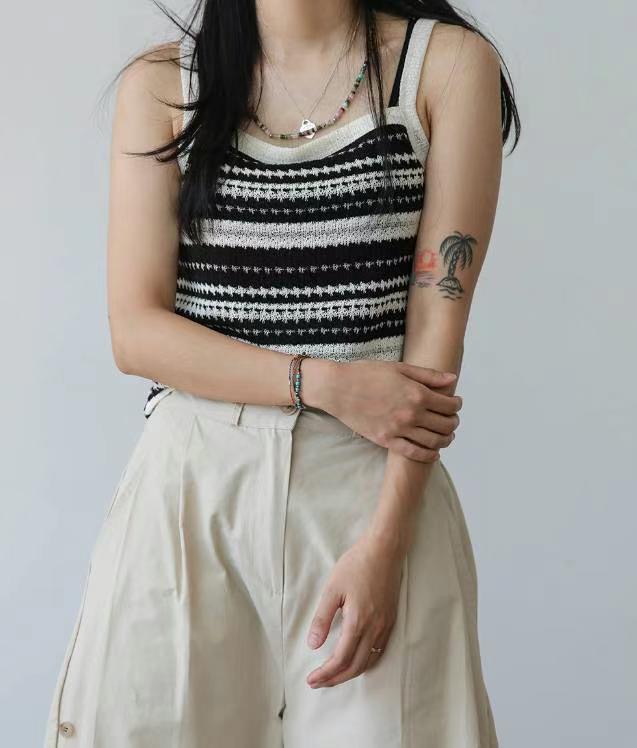 EIFFEL韓國直郵東大門代購女裝新款休閑人氣熱賣時尚吊帶背心EIFFEL吊帶/背心圖色1