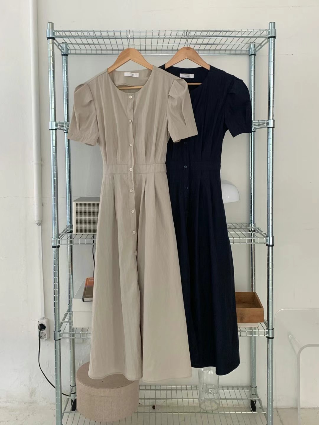 INITIAL韓國直郵女裝新品24春夏人氣職業推薦休閑時尚連衣裙INITIAL連衣裙