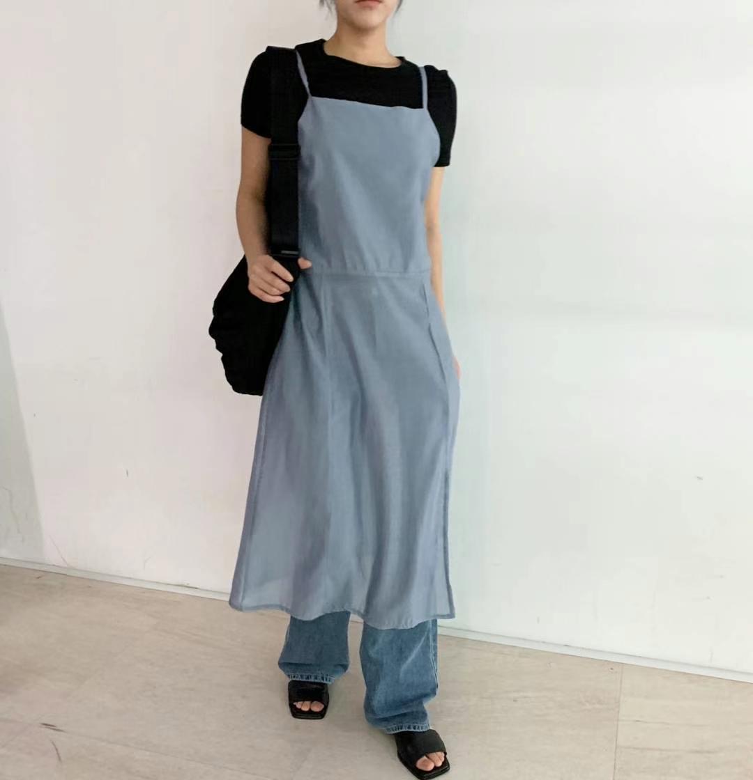 COVER韓國直郵女裝新款推薦真品人氣時尚24春夏連衣裙天絲透視COVER連衣裙圖色2