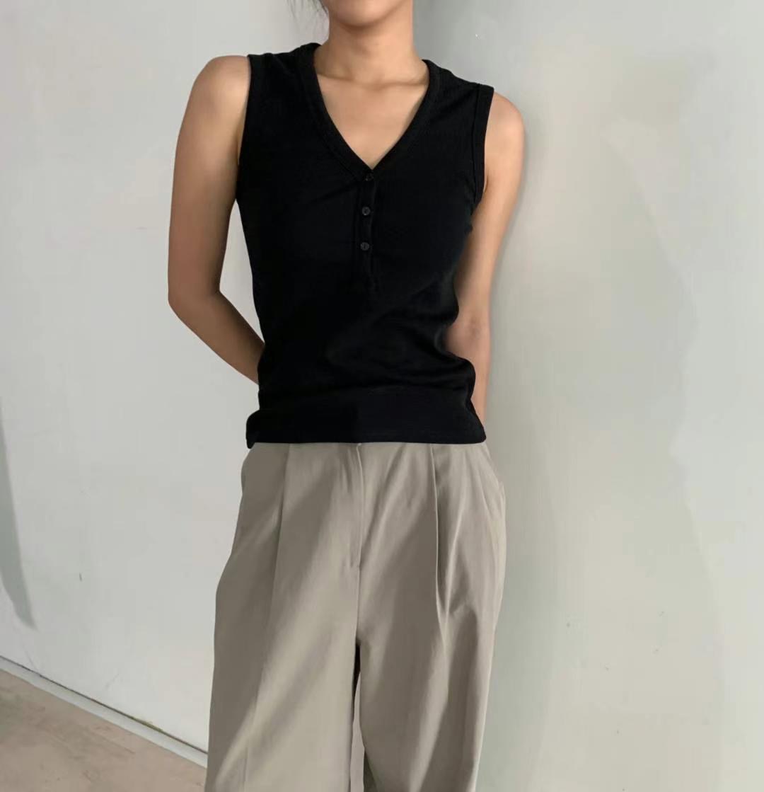 COVER韓國直郵東大門代購女裝新品休閑熱賣職業真品吊帶背心COVER吊帶/背心